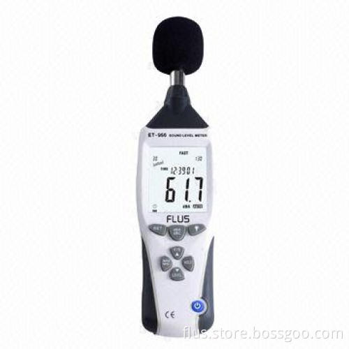 Data logging sound level meter with USB interface, real time monitoring and recording